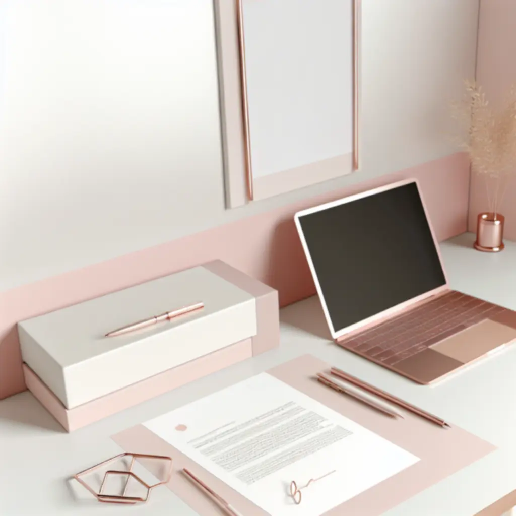 Eleganckie kosmetyki na jasnym tle symbolizujące regulamin sklepu MyEcoCosmetic